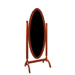 Cheval Mirror - Cherry