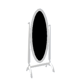 Cheval Mirror - White