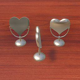 Heart Mirror - Cream