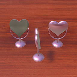 Heart Mirror - Pink
