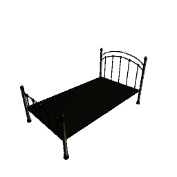 Metal Bed - Single Iron