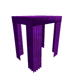 Canopy Curtains - Purple Velvet Double