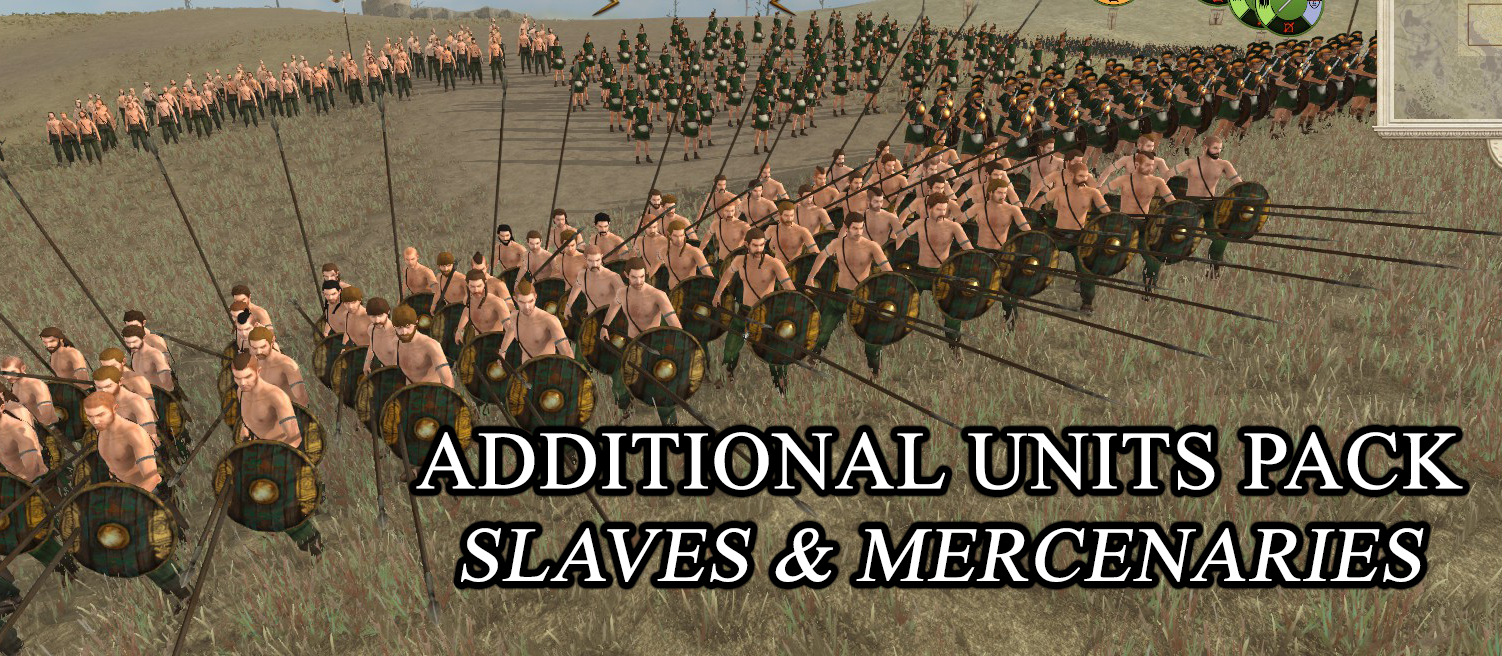 Additional Units Pack - Slaves & Mercenaries V3
