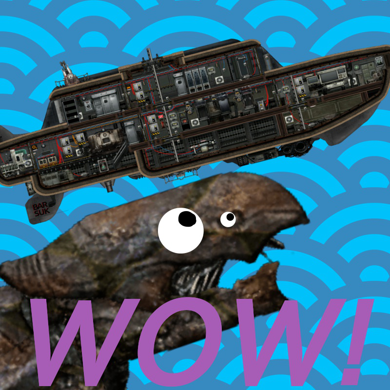 Mudraptor-accessible Barsuk – Barotrauma Mod