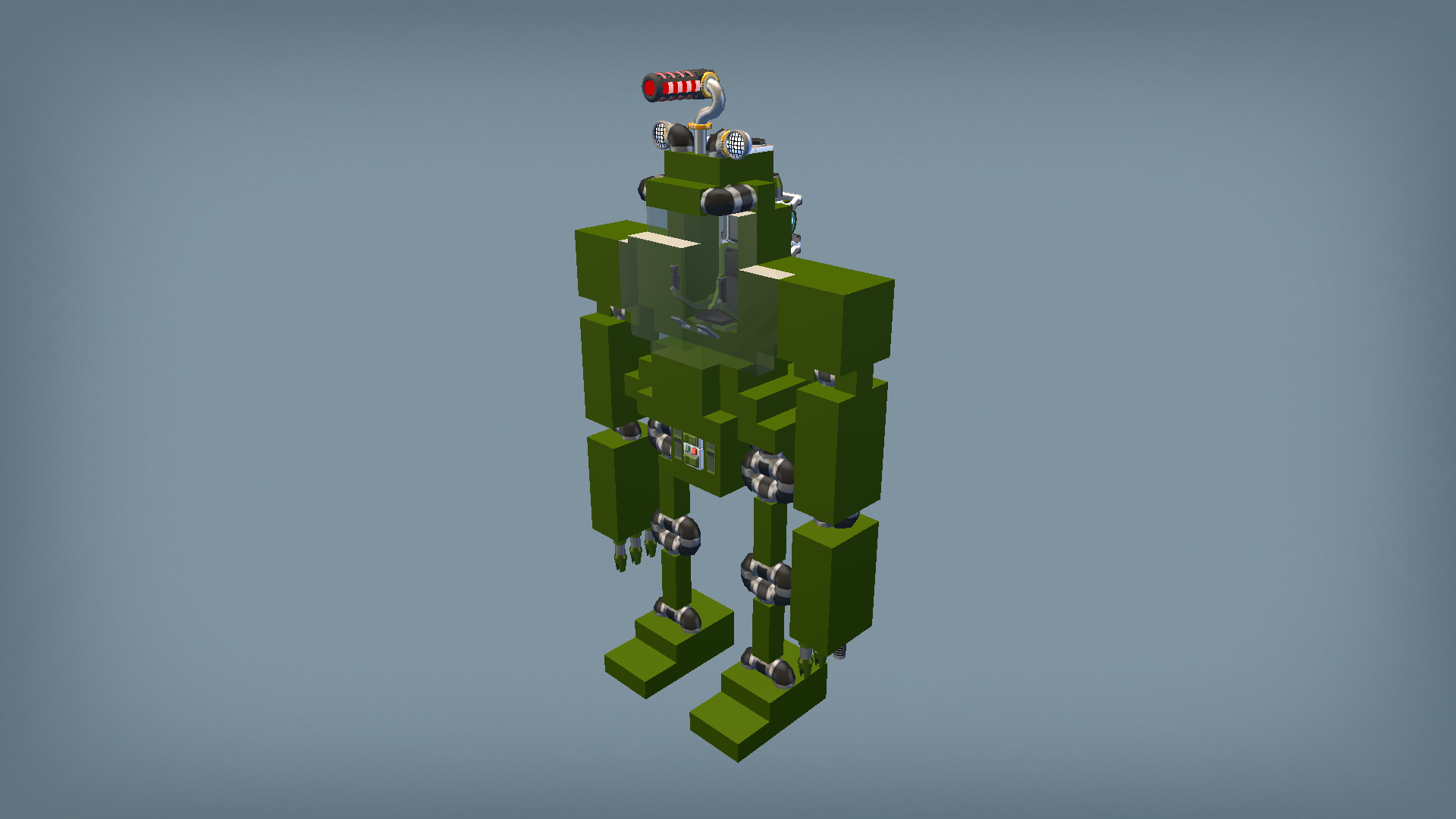 My first working military exo-suit mech prototype