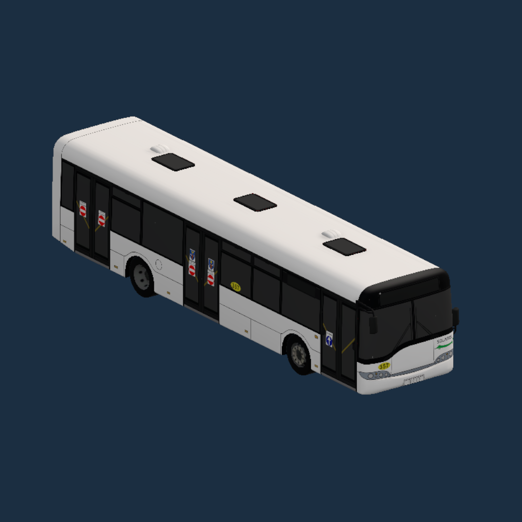 MZK Żywiec #357 - Solaris Urbino 12 II (w CBM jako I gen przez brak klimatyzacji)