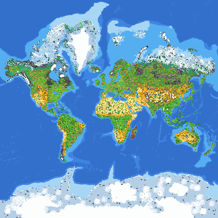 planet Earth. world map 2.0 preview