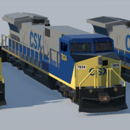 General Electric C40-8W CSX YN2 7834
