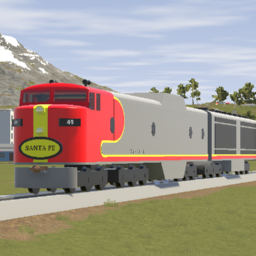 X-12 Atomic Locomotive - Santa Fe