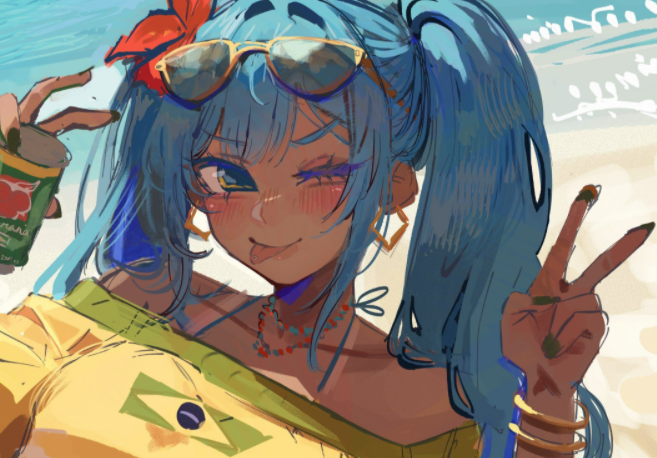 R-18 Brazilian Miku (Vocaloid) Moon
