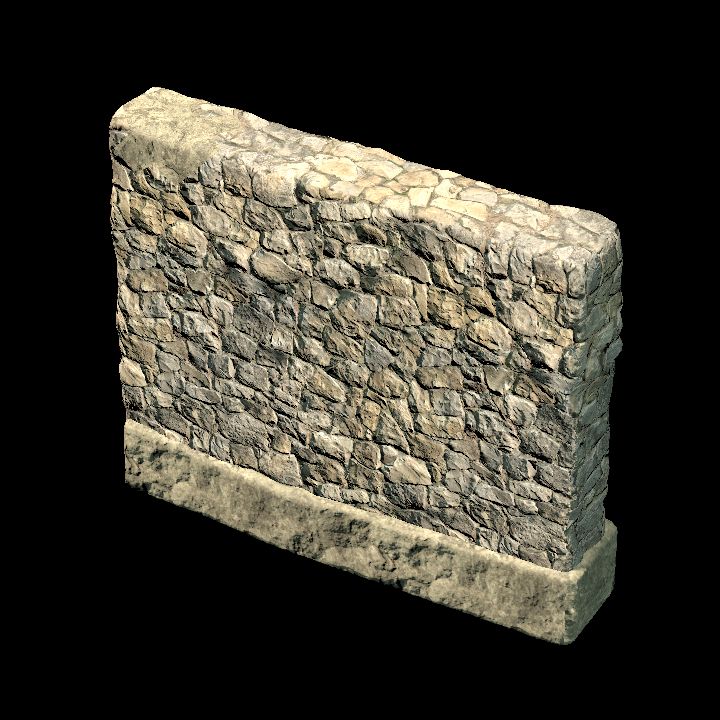 Modular ancient house - wall 01