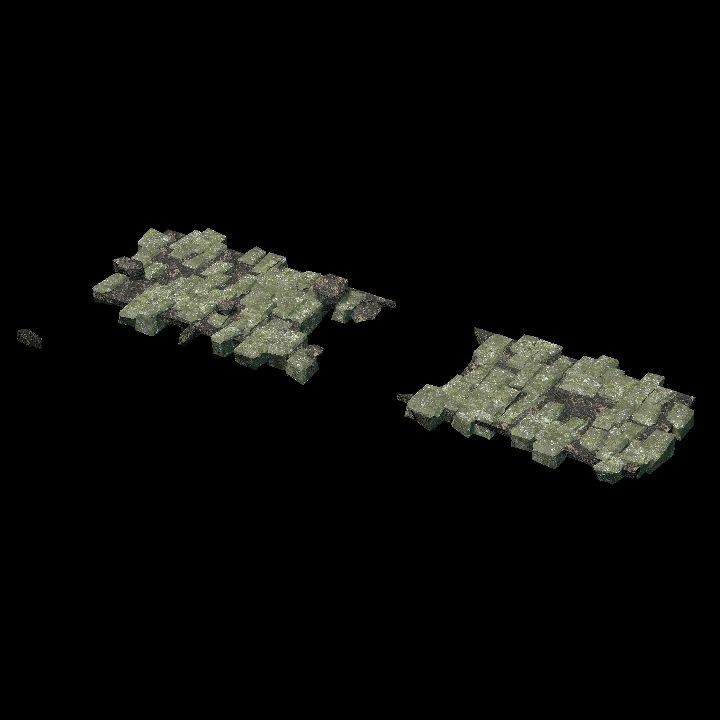 Jungle Ruins - path 3 D