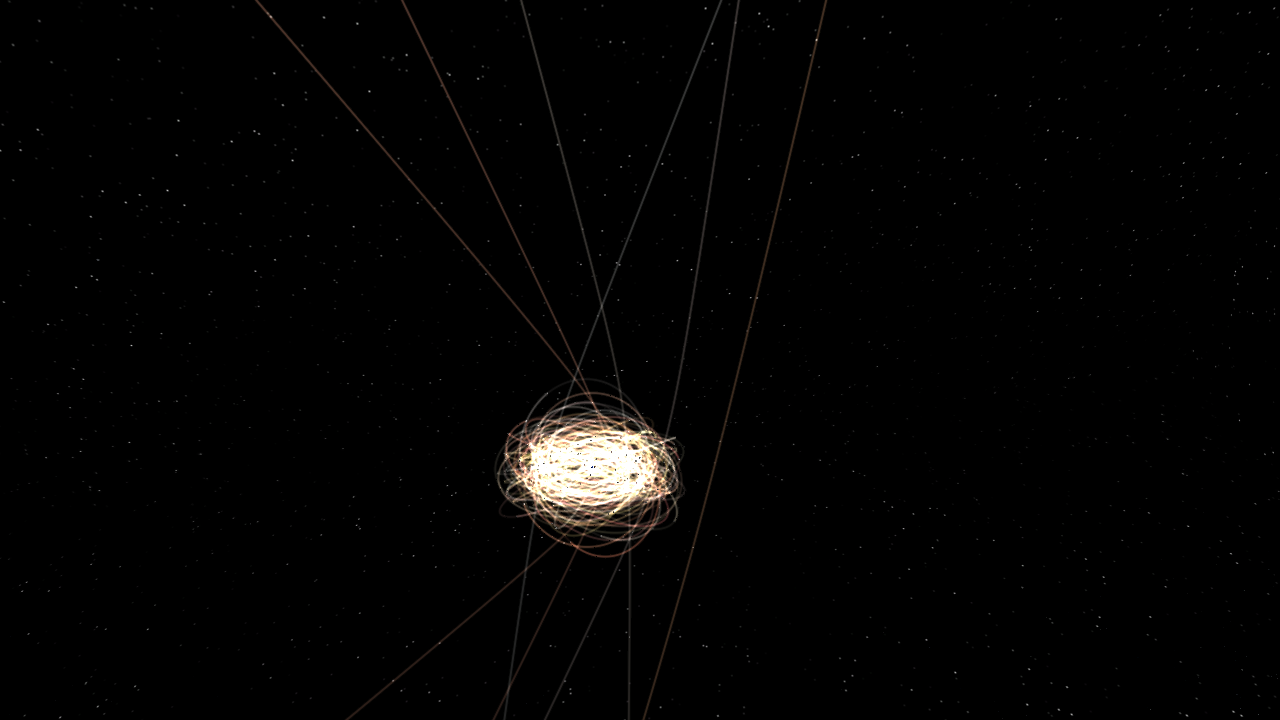 Every moon in the sol system orbiting eath (DO NOT UNPAUSE!!!!)