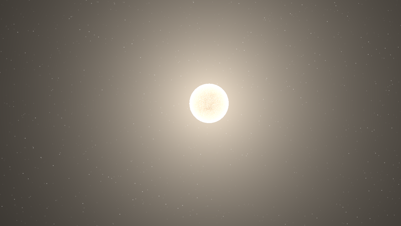 I turned saturns moon titan into a star!!!!