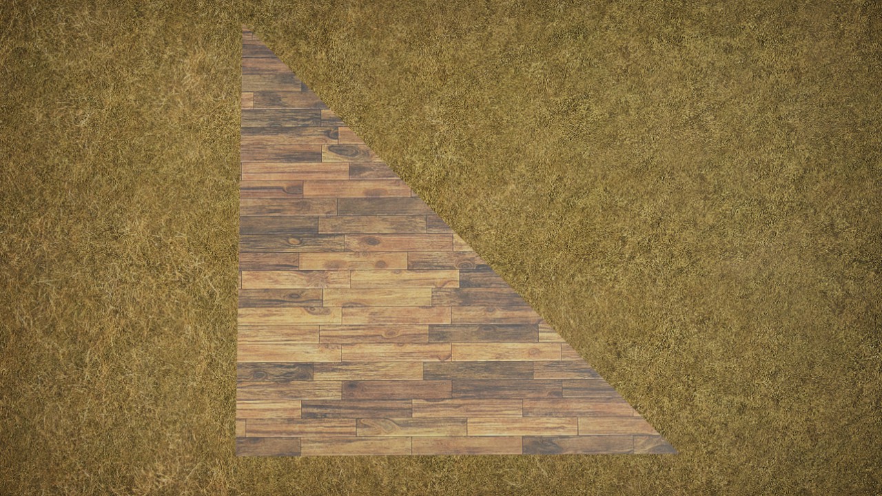 Rough Wood Floor Bottom Left Corner 4x4 Free Version