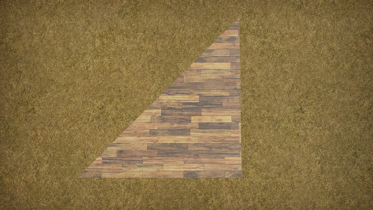 Rough Wood Floor Bottom Right Corner 4x4 Free Version