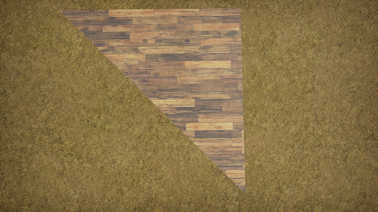 Rough Wood Floor Top Right Corner 4x4 Free Version
