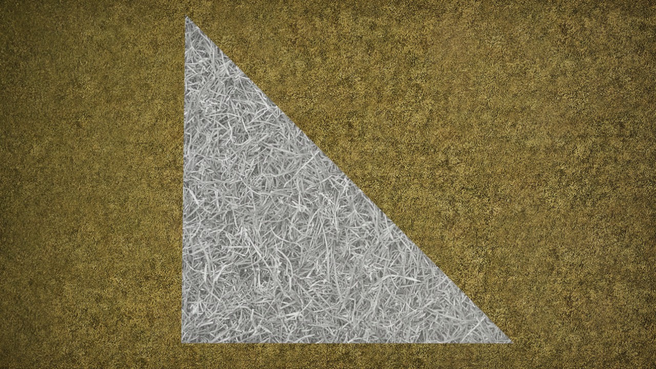 B&W Grass Bottom Left Corner 4x4 Grid Version