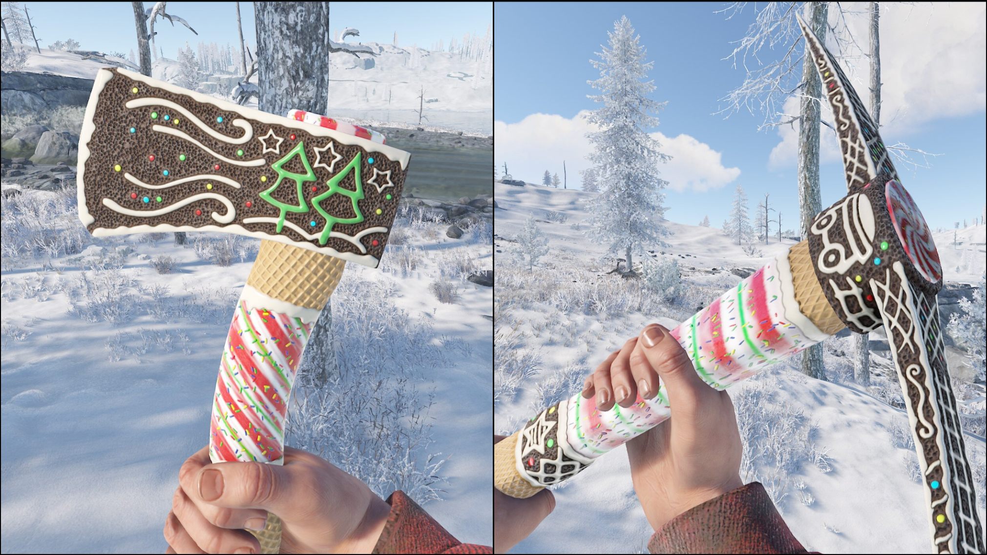 Christmas Candy Hatchet