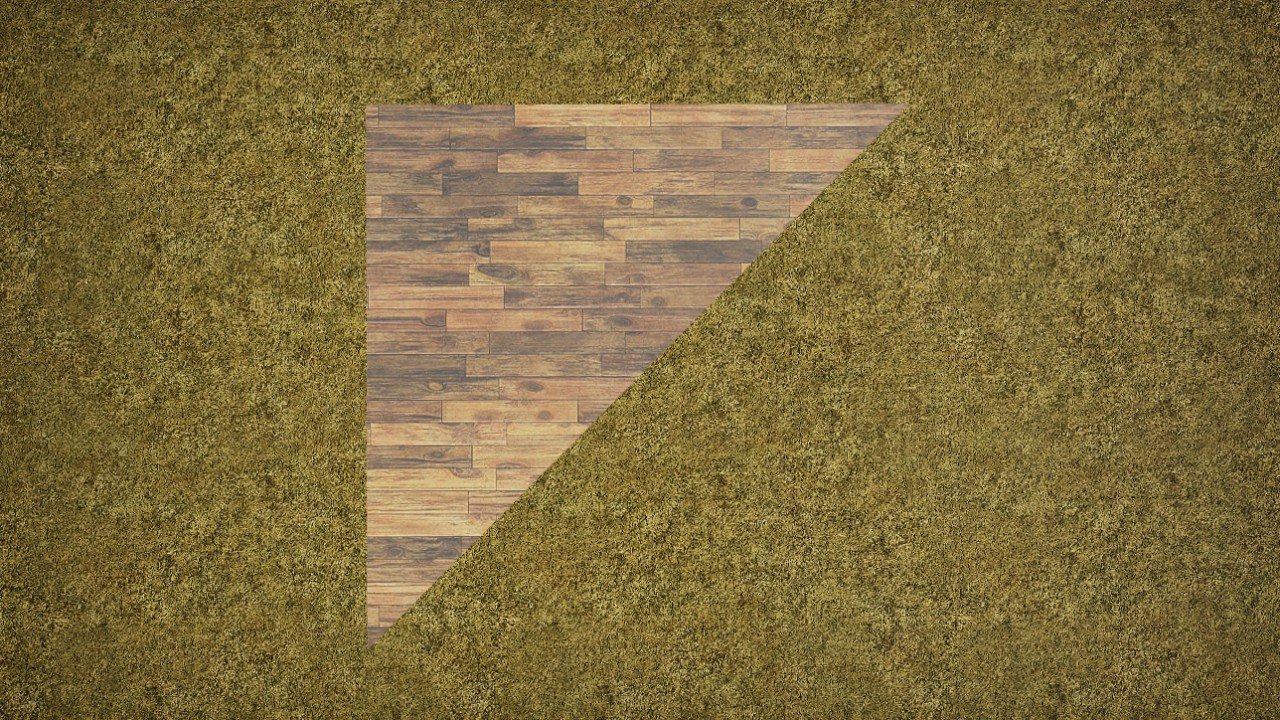 Rough Wood Floor Top Left Corner 4x4 Grid Version