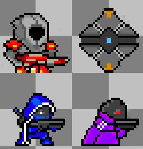 Destiny Pixel Art Set