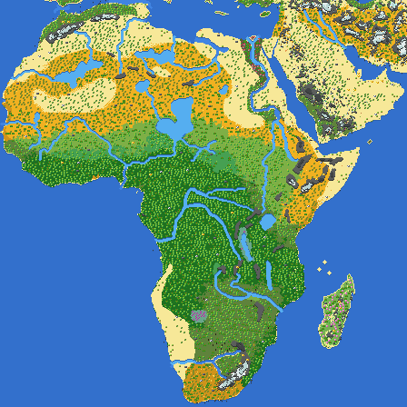 Africa 8000 BC by Aigginac