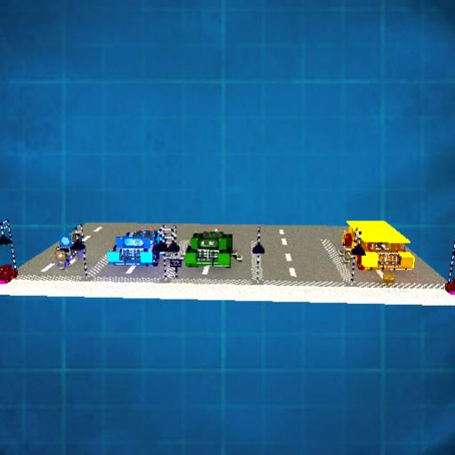 hotel parking lot with taxi stand
