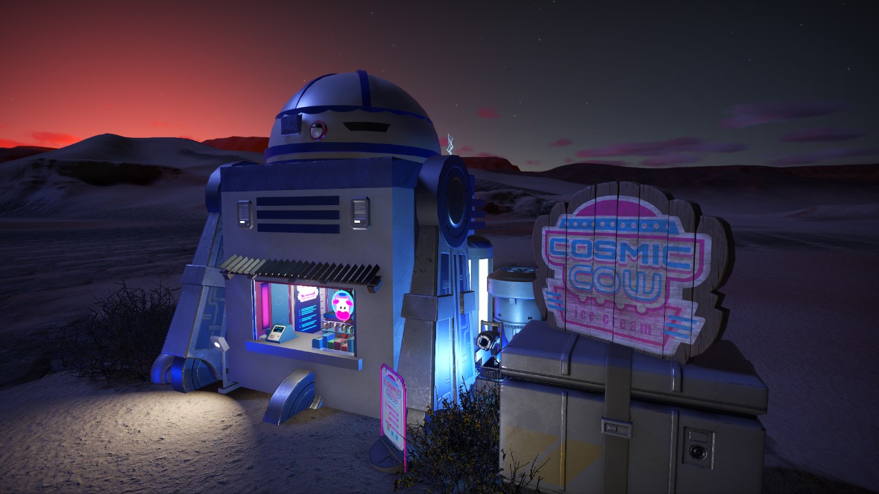 Star Wars R2D2 Cosmic Cow Shop