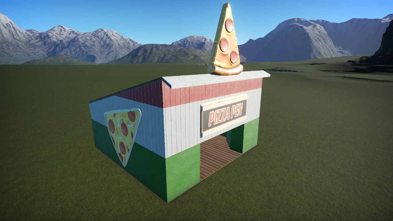 RCT Style Pizza Building