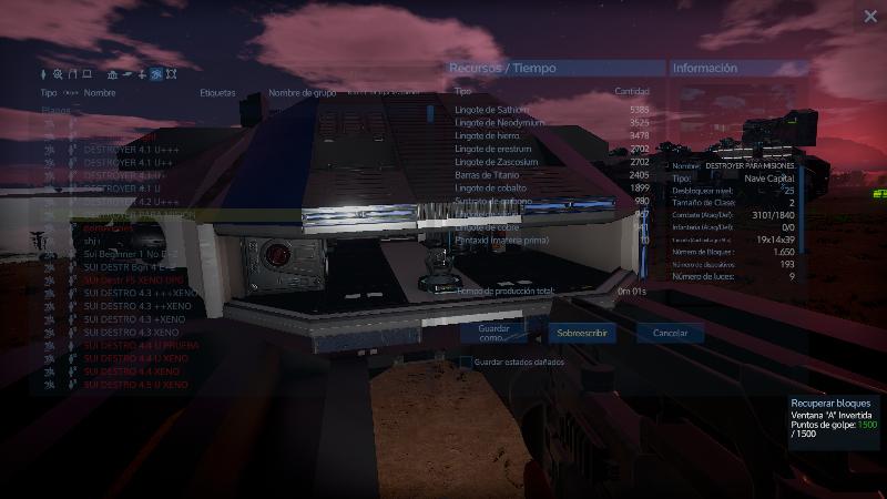 DESTROYER PARA MISIONES