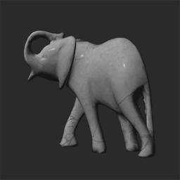 Marble White Elephant