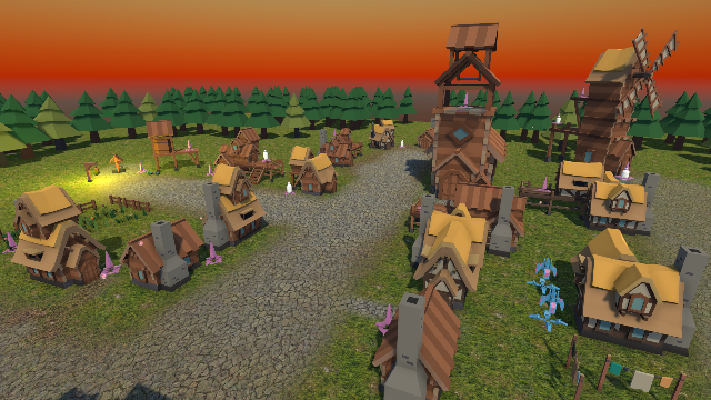 defend the village