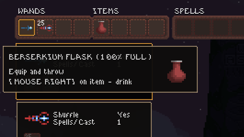 Potions to flasks