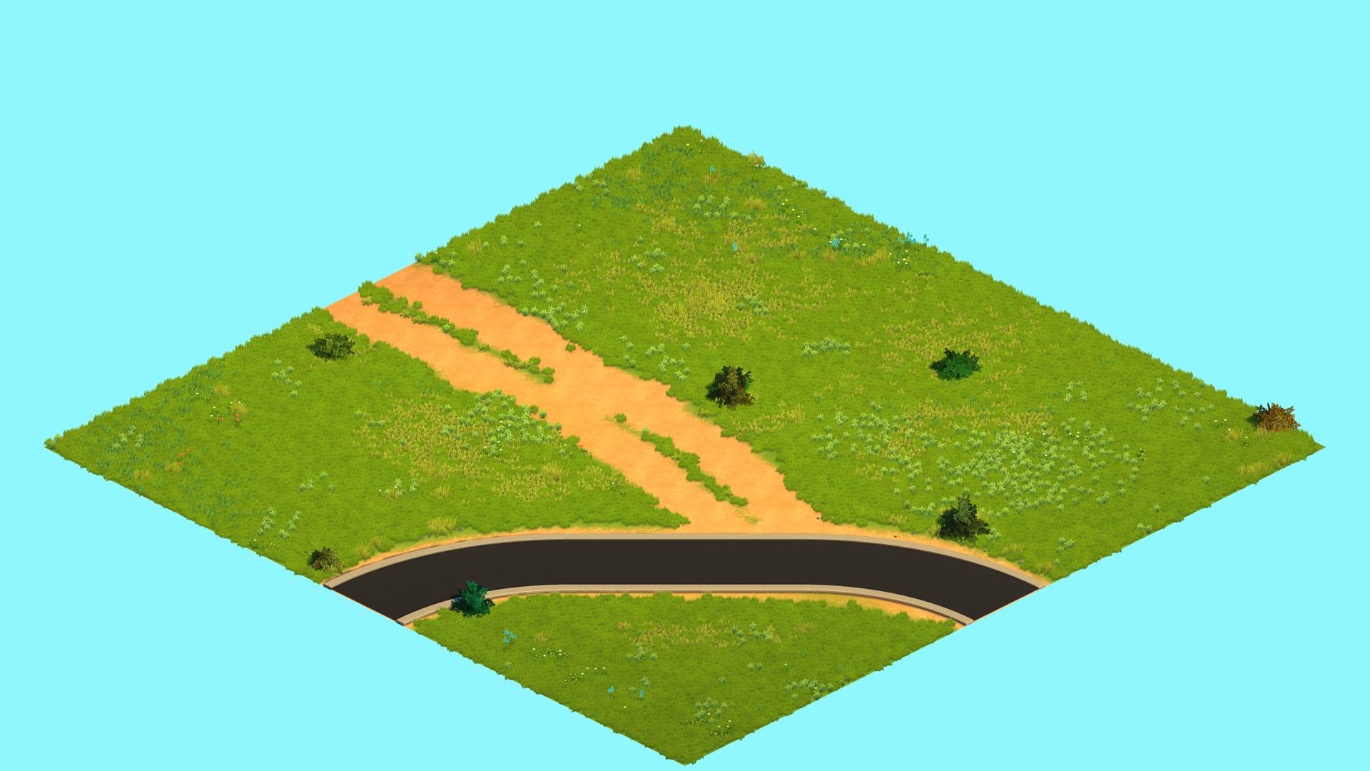 road asphalt bend (and dirt).tile