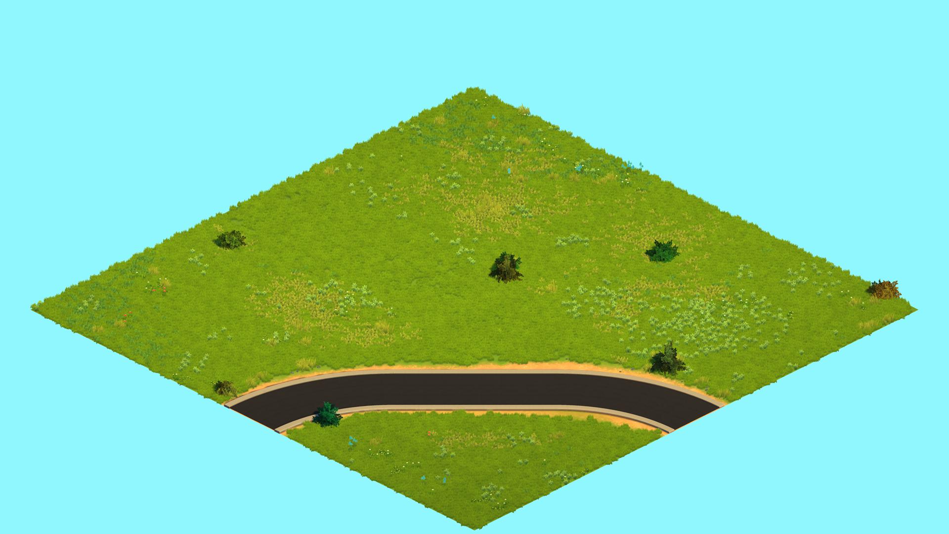 road asphalt bend.tile