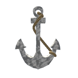 Anchor (Wall Hanging) - Worn Gray Paint