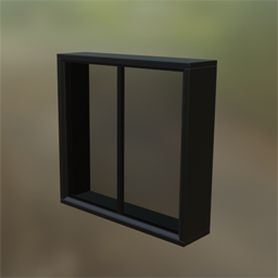 Indoor Wallframe with Window 1mx1m