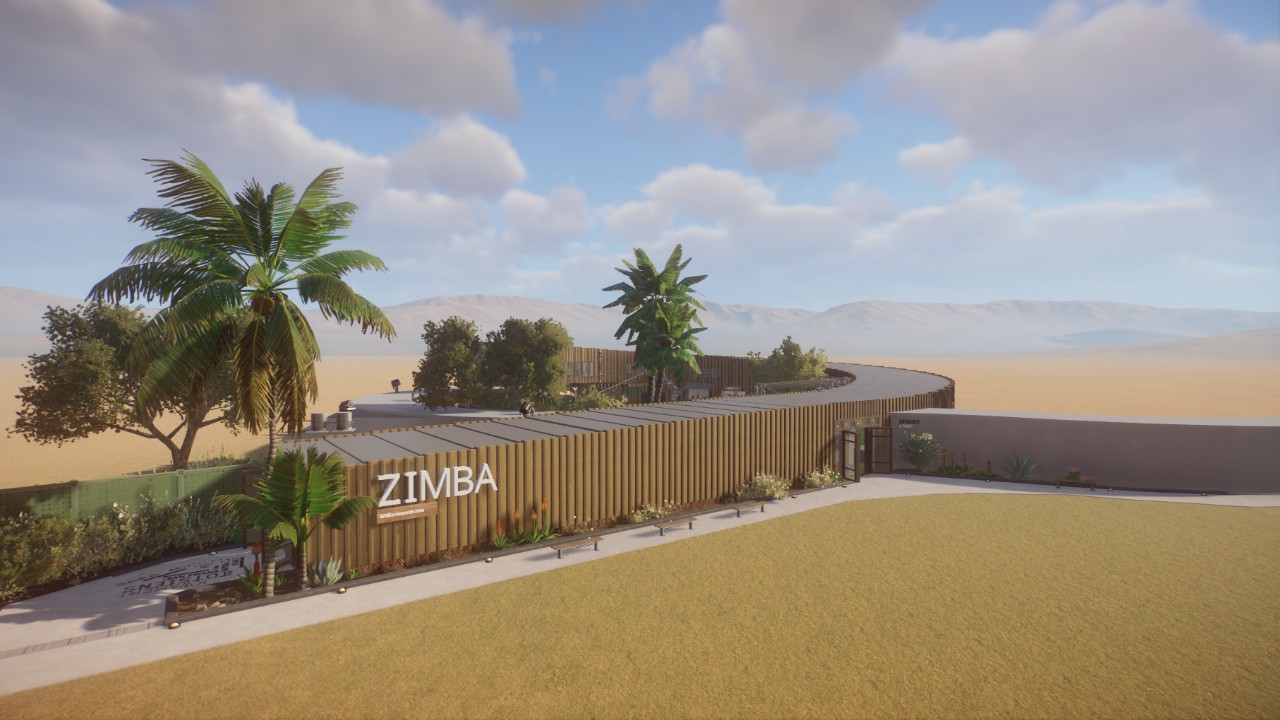 Zimba Zoo Entrance Plaza - By Toves