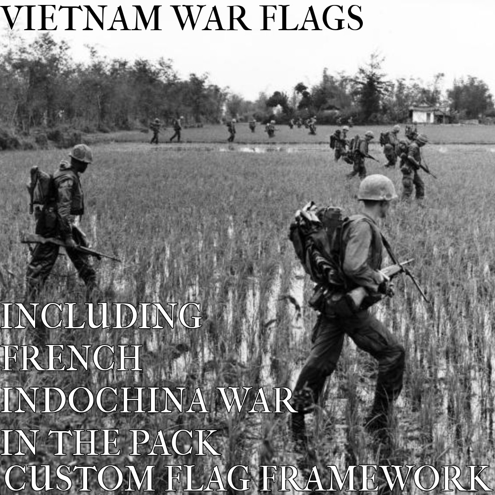Vietnam War Custom Flags Framework