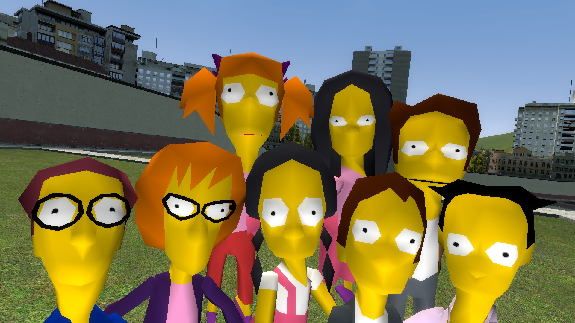 Simpsons H&R Peds Playermodels