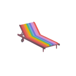  Beach Lounger (Rainbow)