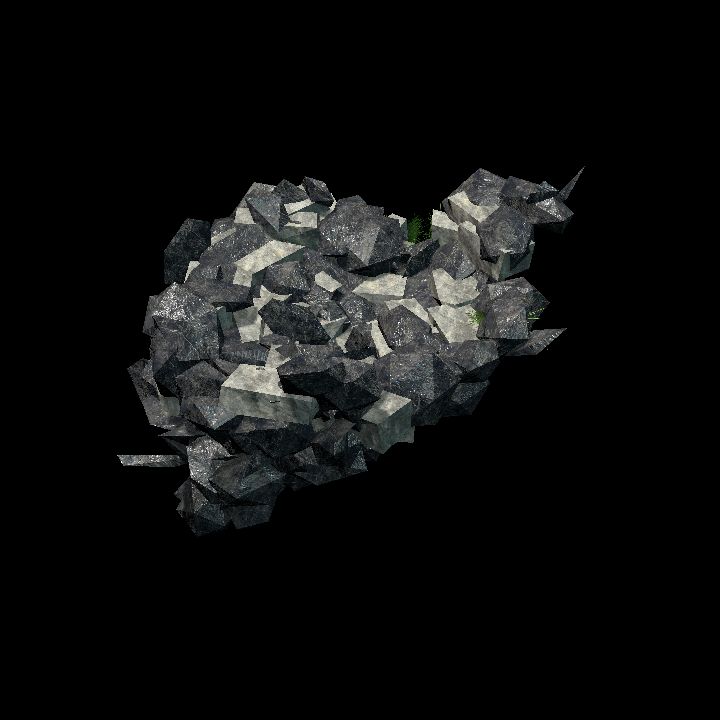 Jungle Ruins - rubble or rock 5