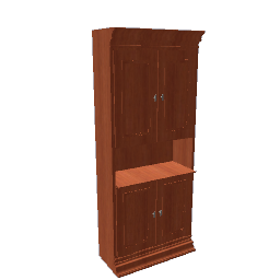 Honey Oak Wooden Hutch