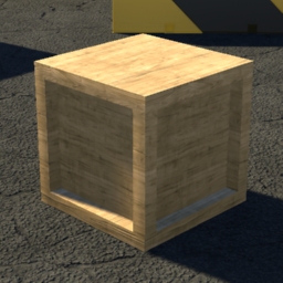 Simple Wooden Crate (low brick)