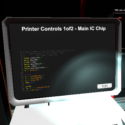 Printer Controls 1of2 - Main IC Chip