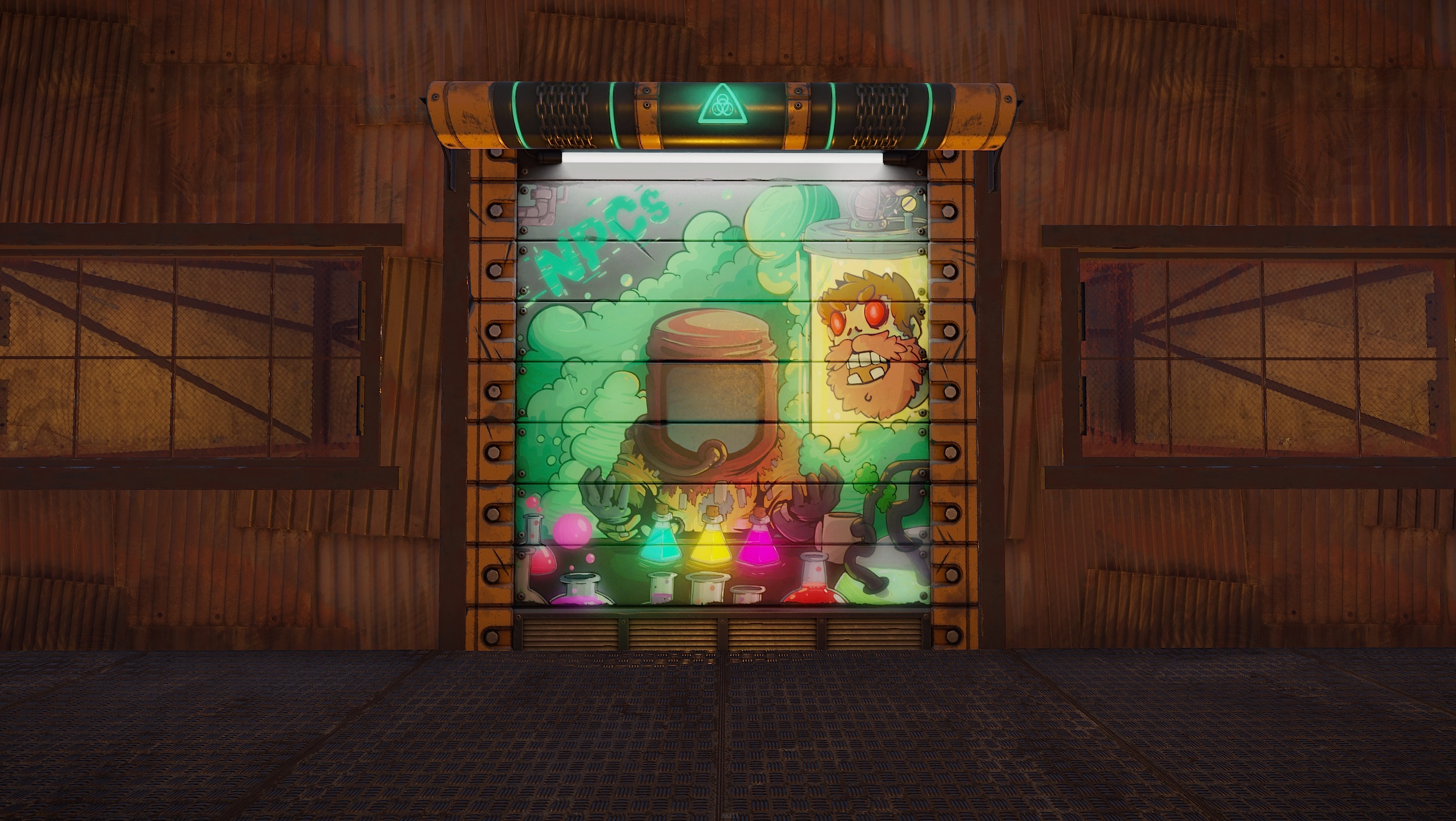 GingerBeardie Garage Door