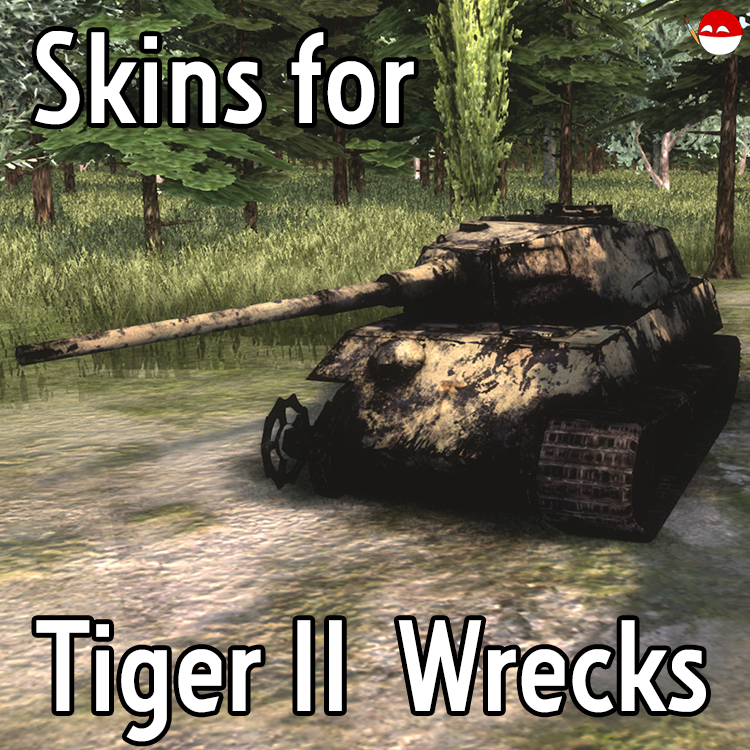 Tiger II wrecks skins