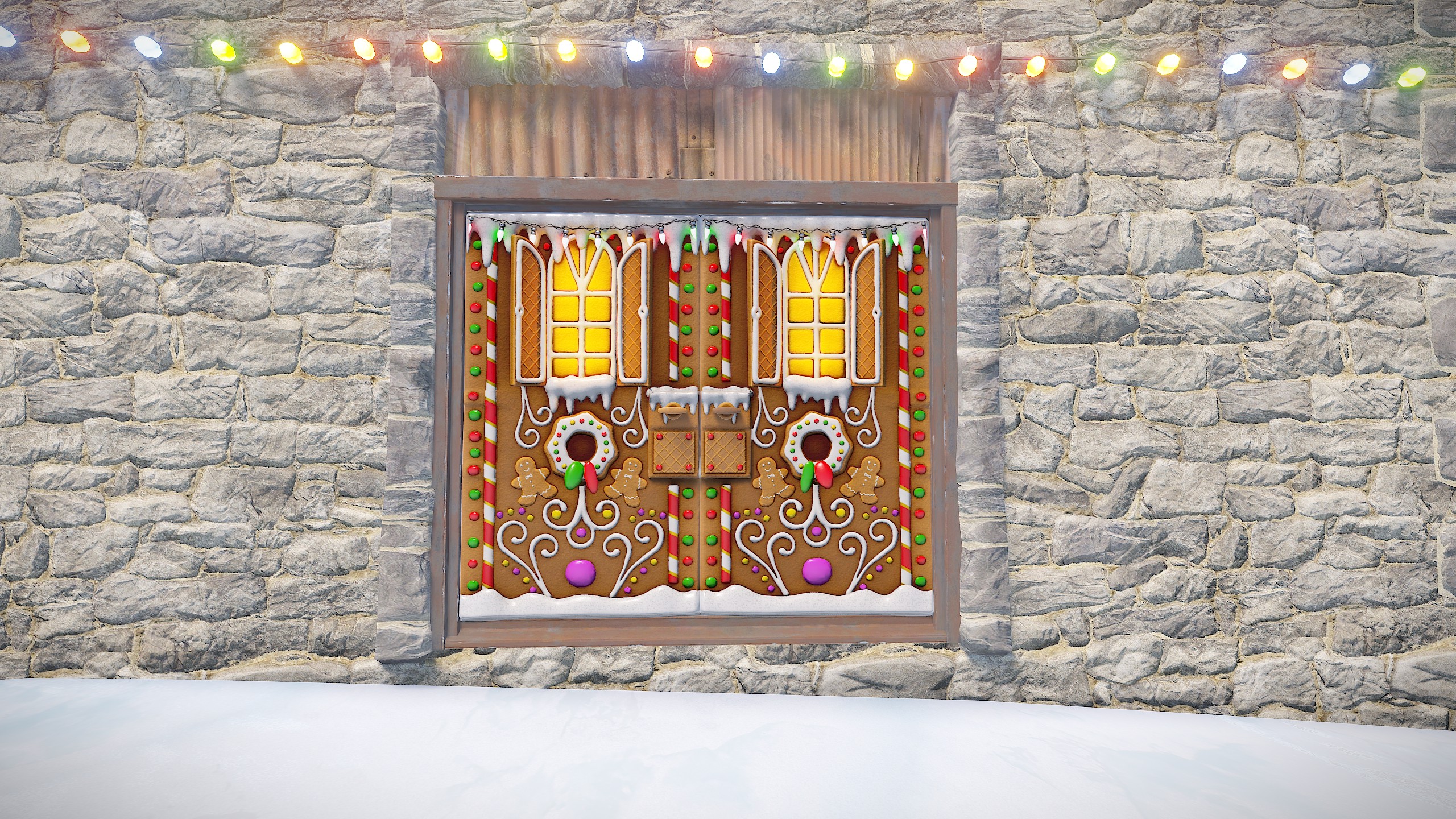 Gingerbread Double Door