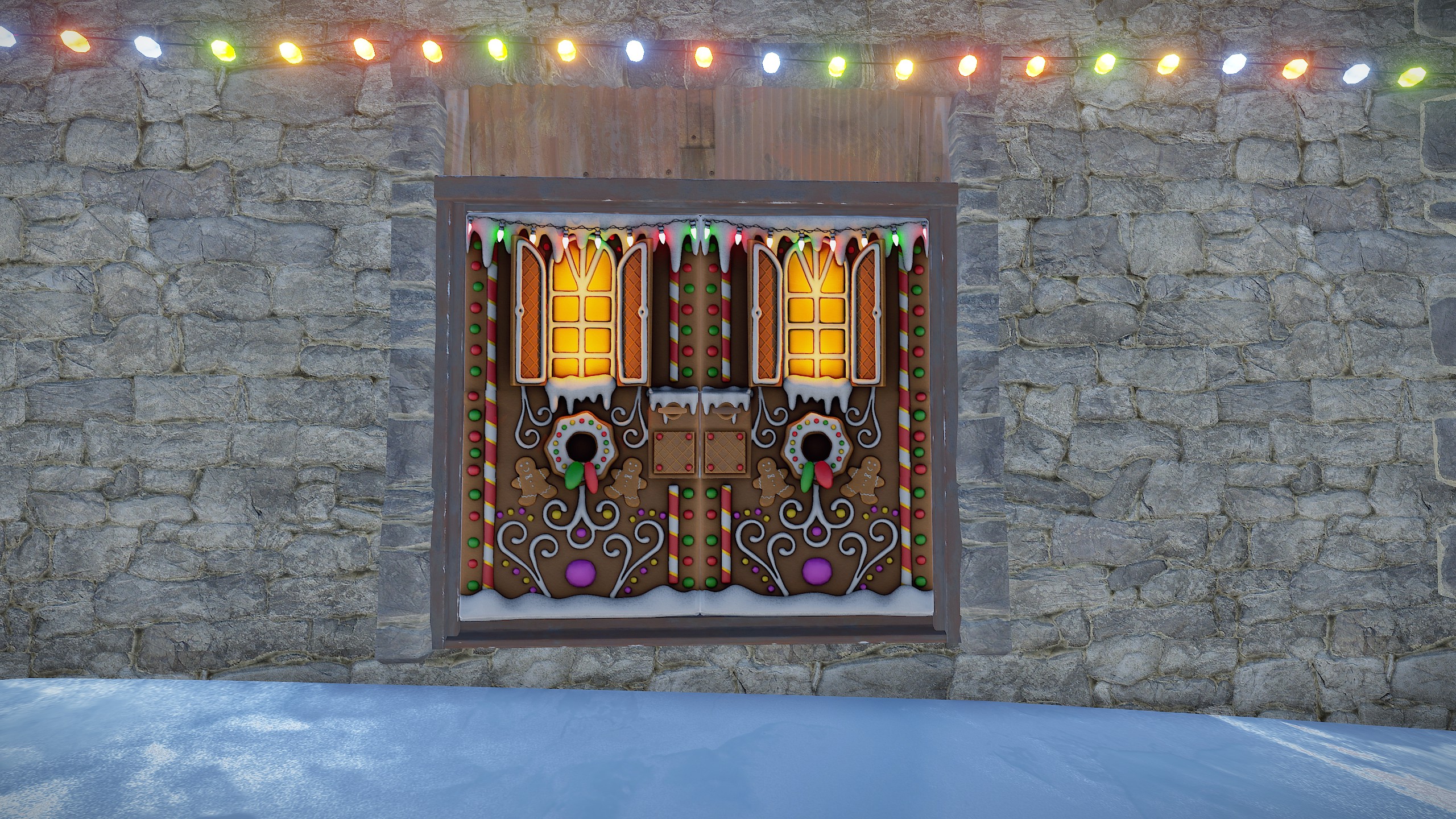 Gingerbread Double Door