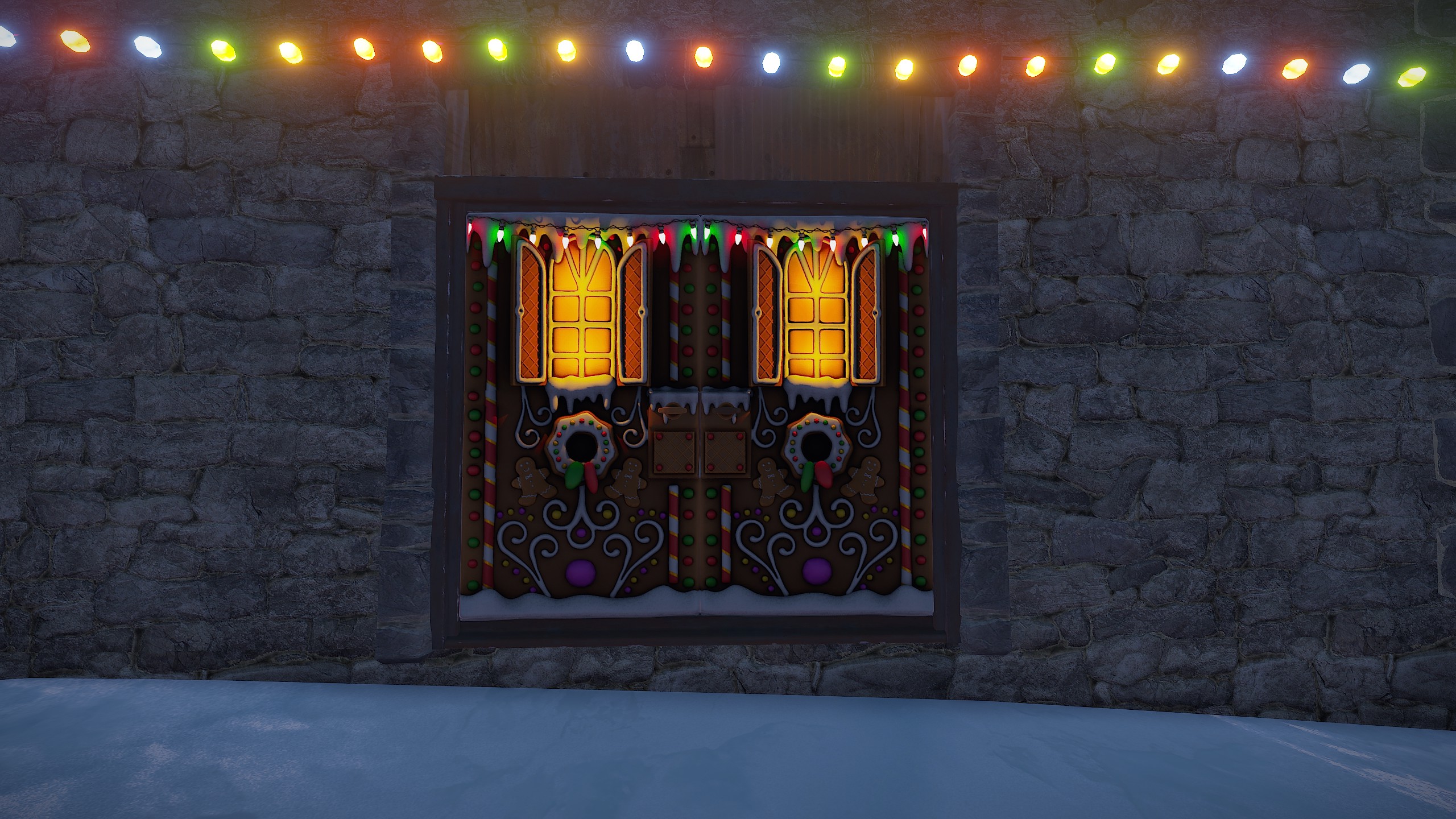 Gingerbread Double Door